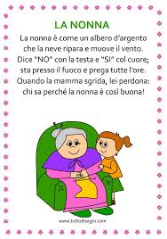 Poesia Per La Nonna Con Cornice Poesia Per La Nonna Filastrocche Poesia