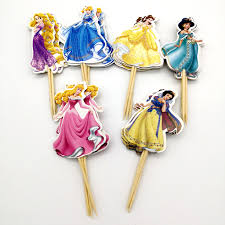 Snow white themed baby shower. 24pcs Pack Decorate Birthday Party Cake Topper Girls Favors Snow White Princess Theme Baby Shower Cupcake Toppers With Sticks Buy At The Price Of 1 43 In Aliexpress Com Imall Com