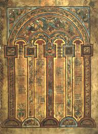 Book Of Kells Folio 2r Of The Book Of Kells Contains One Of The Eusebian Canons Manuscript Medieval Book Of Kells Illuminated Manuscript Medieval Books
