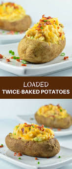 Twice Baked Potatoes Recipe Recipes Light Recipes Food