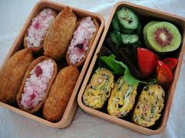 Todays BentoLunch Box (1159): Sakura Inari Sushi & Sakura Ebi Tamagoyaki  Bento! | SHIZUOKA GOURMET