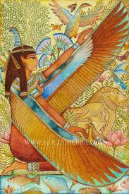 Ma At The Egyptian Goddess Of Truth Etsy In 2021 Egyptian Art Ancient Egyptian Art Ancient Egyptian Goddess