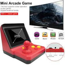 Juego recreativo la maquina | juegos de cocina para jugar haora : Recreativos Retro De 8 Bits Maquina Recreativa De Palmeras Sup Rocker 600 Juegos Reproductores De Juegos Portatiles Aliexpress