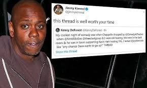 You know, be able to do something great in your life, you're gonna have to realize your failures. Jimmy Kimmel Retweets A Moving Story About Dave Chappelle Educating A White Woman Daily Mail Online