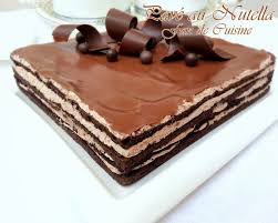 Pave Au Nutella Fan De Cuisine Desserts Food Chocolate