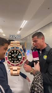 During This Fan Interaction. Football Player For Al-Nassr Was Spotted  Wearing His 18K Rose Gold Rolex GMT-Master II Factory Set With 36 Diamonds  Around The Bezel. Reference-126755SARU ⚽️⌚️ Current ...
