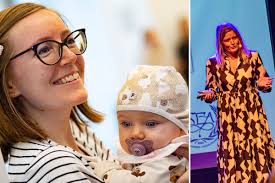 40 bebisar och föräldrar fick egen dag