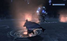 Equip the disruptor and wait for penguin to decide that he's going to try his luck and let you attack him #2. The Torture Chamber Batman Arkham City Wiki Guide Ign