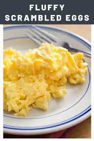 Fluffy Scrambled Eggs Recipe Recipe Fluffy Scrambled Eggs Scrambled Eggs Recipe Diner Recipes