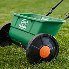 Feb 11, 2019 · rated 4 out of 5 by anonymous from tow behind spreader at good price i have scotts walk behind spreader does not have pneumatic tires and my yard is hilly also over the years it is getting harder to use walk behind spreader. Scotts Turf Builder Classic Drop Spreader Scotts