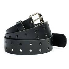 Maybe you would like to learn more about one of these? Black Leather Double Hole Belt Leather Belt Buckle Belt Leather