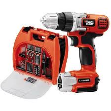 Black And Decker Drill Walmart Canada Black Decker 12 Volt Lithium Ion Drill W Bonus 100 Pc Accessories And Carry Case Walmart Com Black Decker Drill Pc Accessory
