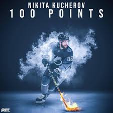 Nikita kucherov signed hockey stick, autographed sticks. Nhl 30 Goals 70 Assists 100 Points 62 Gp Nikita Kucherov Nuff Said Nhlstats Facebook
