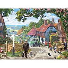 4.7 out of 5 stars based on 26 product ratings(26). The Country Bus 300 Large Piece Jigsaw Puzzle Bits And Pieces