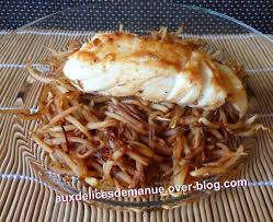 Cabillaud Poele Aux Pousses De Soja Auxdelicesdemanue Pousse De Soja Haricot Mungo Recette Recette Asiatique