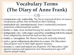 Diary of anne frank quizlet : The Diary Of Anne Frank The Play Week 1 Ppt Download