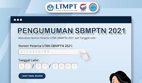 Pengumuman sbmptn 2021 akan berlangsung pada senin, 14 juni 2021, besok dan dapat dilihat mulai pukul 15.00 wib. P3ixat0dbpiq9m
