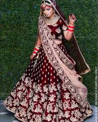 Wine color designer lehenga description our wide collection of lehengas are highlighted with stone, zari, sequins, dhaka, embroidery work etc. Wine Red Bridal Lehenga Off 77 Buy