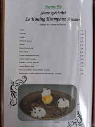 Menu Crepes Farine De Ble Noir A Base D Andouilles De Bretagne A Base De Lard Ou Lardons Picture Of Creperie De Saint Come Saint Nic Tripadvisor