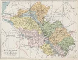 County Fermanagh Map Map Ireland Travel County