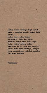 Pin By Rizkaoffsquishy Squishy On Kutipan Quotes Bahasa Indonesia Ig Kimlaras 22 In 2020 Quotes Qoutes
