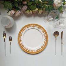 Prices for bone china sets can vary considerably, but one thing's certain: Wholesale Classical Gold Rim Ceramic Charger Platter Dinner Plate Dishes Fine Bone China Dinnerware Sets China Ceramic Dinnerware And Wedding Tableware Price Made In China Com