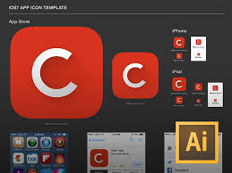 Ios7 App Icon Template Ai App Icon App Icon Design Web Design