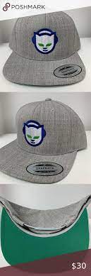 Napster Gray Hat Yupoong Snapback Grey Hat Snapback Hats