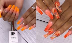 Orange nails are the color of tropical sunrises, juicy peaches, monarch butterflies, and 50 reasons to choose a beautiful orange nail design this year. 21 Neon Orange Nails And Ideas For Summer Stayglam