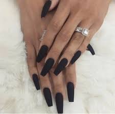 Matte Black Acrylic Nails Coffin Twitter Gorgeous Nails Coffin Nails Matte Black Acrylic Nails