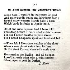 Homer Homer Keats Words