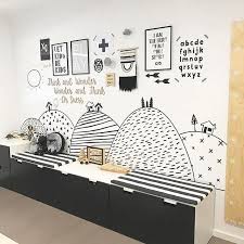 Monochrome Kids Nursery Playroom Designed By Thewholechildinteriors Black And White Kids Room Sca White Kids Room Neutral Kids Bedroom Playroom Design
