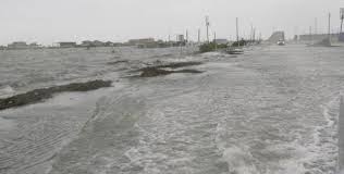 Massive Storm Surge Swallows Surfside Beach Houston Chronicle