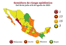 La determinación del sistema de semáforo por regiones resulta en un instrumento con carácter orientador para el desarrollo de. Semaforo Epidemiologico 26 De Julio Al 8 De Agosto Que La Vacuna Nos Una