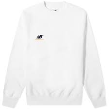 Breaking down barriers and inspiring a nation. Aime Leon Dore X New Balance Crew Sweat White End