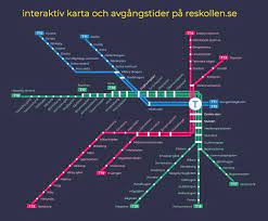 19 underground (all rock) and an elevated station. Tunnelbana Karta Tunnelbanan Stockholm