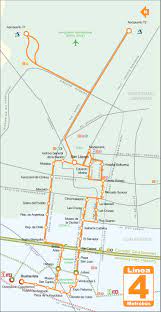 Ficha Tecnica De Linea 4 Buenavista San Lazaro Aeropuerto Terminales 1 Y 2 Aeropuerto De La Ciudad De Mexico Ciudad De Mexico Metrobus