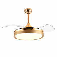 36 Maryann 4 Blade Led Retractable Blades Ceiling Fan With Remote Control And Light Kit Included Ceiling Fan With Light Fan Light Ceiling Fan With Remote