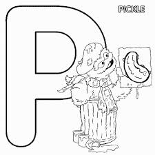 Sketsa gambar dengan tema ramadhan merupakan tugas pertamanya. Belajar Mewarnai Huruf P Alfabet Huruf Sesame Street Halaman Mewarnai