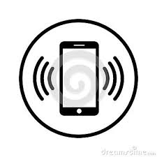 Black And White Sign Black Handset Icon On White Background Vector Illustration In Eps Format Vector Illustration Phone Icon Icon