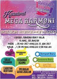 Pemberitahuan tawaran untuk menyewa tapak bazar ramadhan di. Tapak Bazar Ramadhan Raya Karnival Mega Harmoni Untuk Disewa Di Bandar Bukit Raja Klang Sallysamsaiman Com
