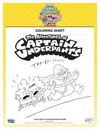 Free printable captain underpants coloring pages. Printable Activities Dav Pilkey Scholastic