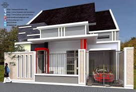 Menggunakan kombinasi warna lantai hitam, putih dan coklat, teras terlihat semakin menarik. Desain Teras Depan Rumah Sederhana Radea