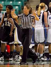 Referee Karen Preato During The 2011 Acc Womens Basketball Tournament In Greensboro North Basketball Shorts Girls Team Usa Basketball Football And Basketball
