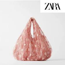 Summer dress women,dress women,long summer dressstyle: Zara Floral Daisy Hobo Tote Bag Women Fashion Handbag Tender Net Yarn Pouch Spring Tour Underarm Baguette Beg Casual Shoulder Bag Shopee Malaysia