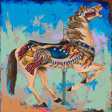 I grew up in a small town in upstate new york, surrounded by farmland. Horses 8 Painting By David Palmer