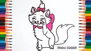 Kedi Nasil Cizilir Kedi Cizimi How To Draw A Cat Renkli Dunyam Youtube