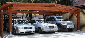 Carport Arco Copertura Per 3 Auto Particolare Posa In Opera Tettoia Auto Legno