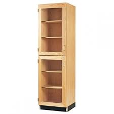 Tall Storage Cabinet With Two Glass