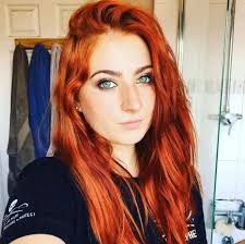 Green Eyes Red Hair Red Hair Green Eyes Light Red Hair Colored Hair Tips